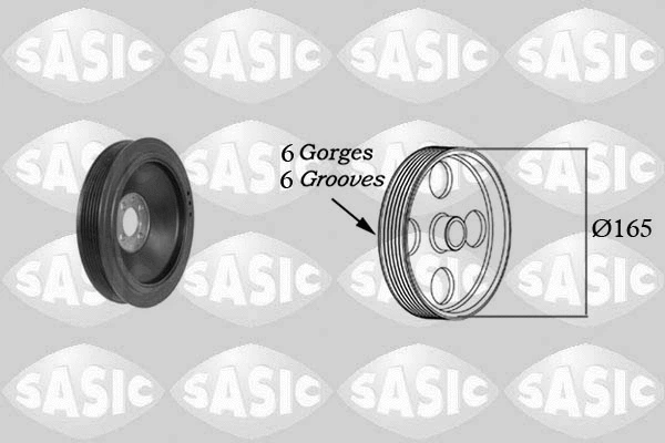 Belt Pulley, crankshaft (2156079)