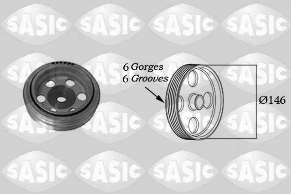 Belt Pulley, crankshaft (2150016)