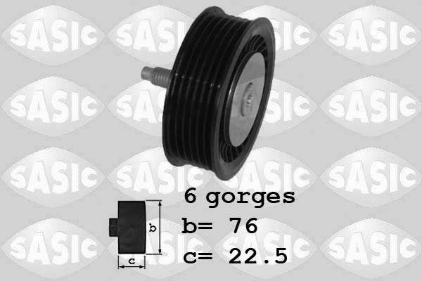 Deflection/Guide Pulley, V-ribbed belt (1624058)