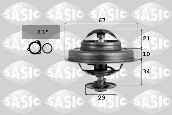 Thermostat, coolant (4000368)
