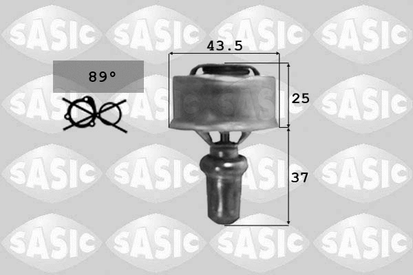 Thermostat, coolant (9000392)