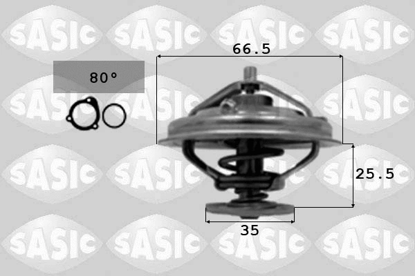 Thermostat, coolant (3306070)