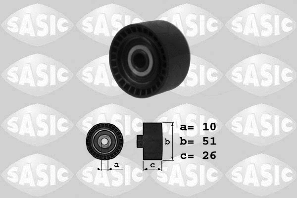 Deflection/Guide Pulley, V-ribbed belt (1620011)