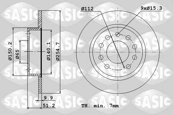 Brake Disc (6106025)