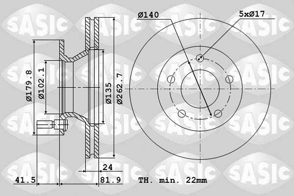 Brake Disc (6106097)