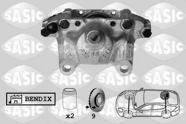 Brake Caliper (SCA6085)