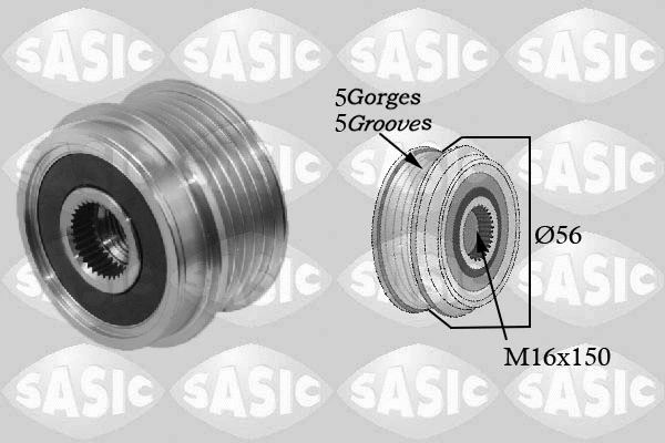 Alternator Freewheel Clutch (1676002)