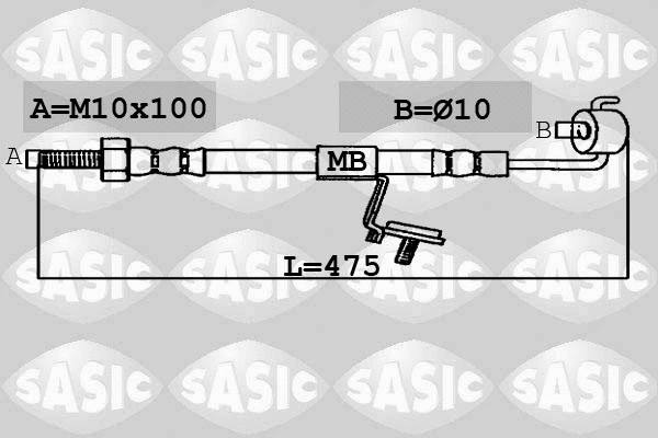 Brake Hose (SBH6320)