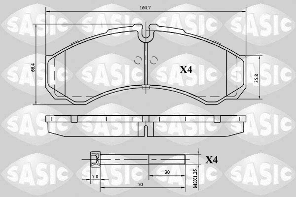 Brake Pad Set, disc brake (6216040)