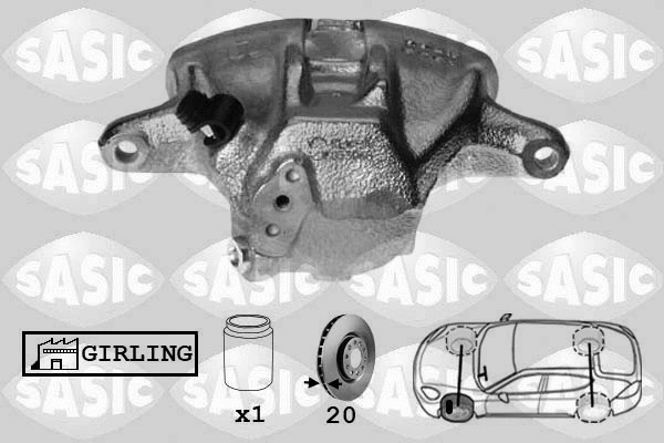 Brake Caliper (SCA6016)