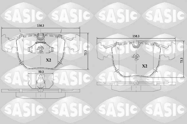 Brake Pad Set, disc brake (6216147)