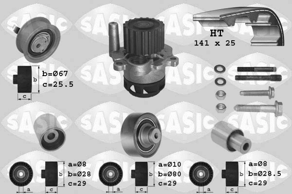Water Pump & Timing Belt Kit (3906089)