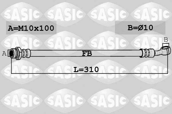 Brake Hose (6606211)