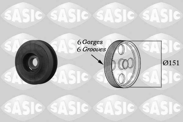 Belt Pulley, crankshaft (2156008)