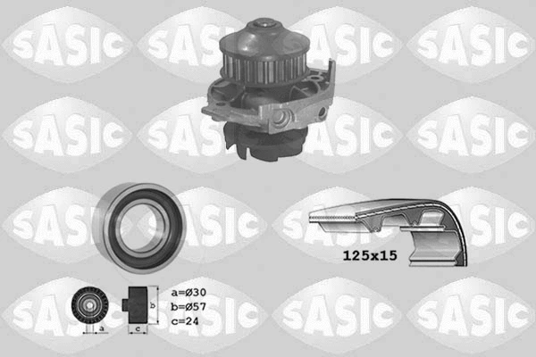 Water Pump & Timing Belt Kit (3906018)
