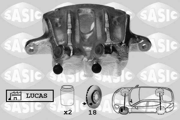 Brake Caliper (SCA0062)