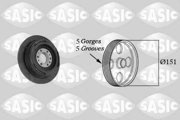 Belt Pulley, crankshaft (2156080)