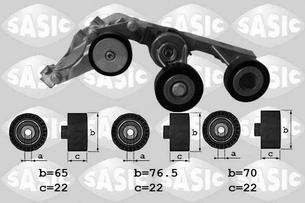 Belt Tensioner, V-ribbed belt (1626134)