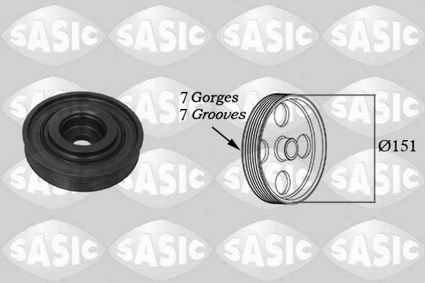 Belt Pulley, crankshaft (2154009)