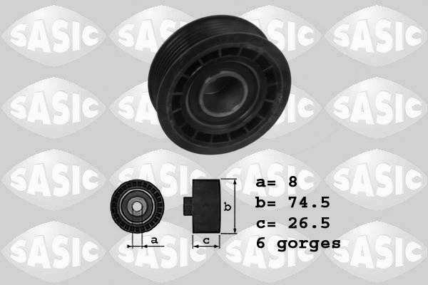 Deflection/Guide Pulley, V-ribbed belt (1626152)
