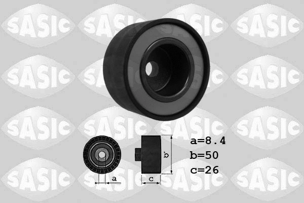 Deflection/Guide Pulley, V-ribbed belt (1624001)