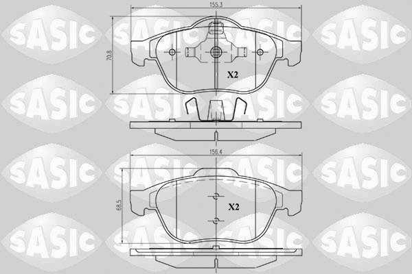 Brake Pad Set, disc brake (6214009)
