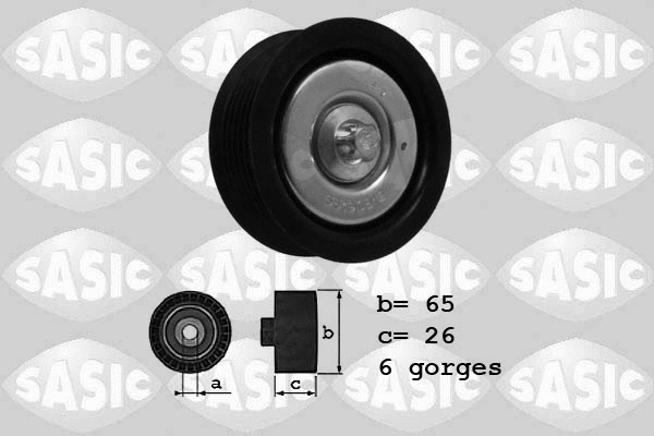 Deflection/Guide Pulley, V-ribbed belt (1626080)