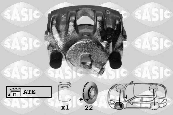 Brake Caliper (SCA6218)