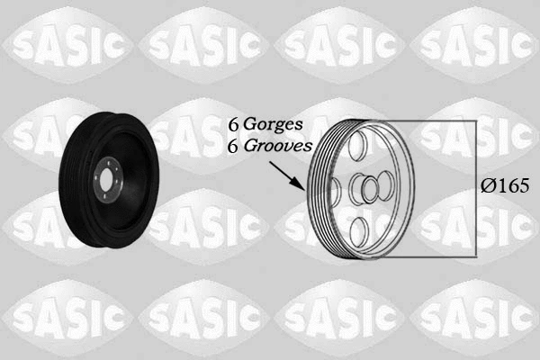 Belt Pulley, crankshaft (2156075)