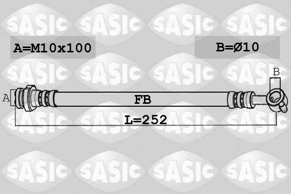 Brake Hose (6606151)