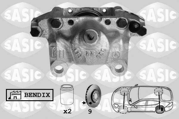 Brake Caliper (SCA6084)