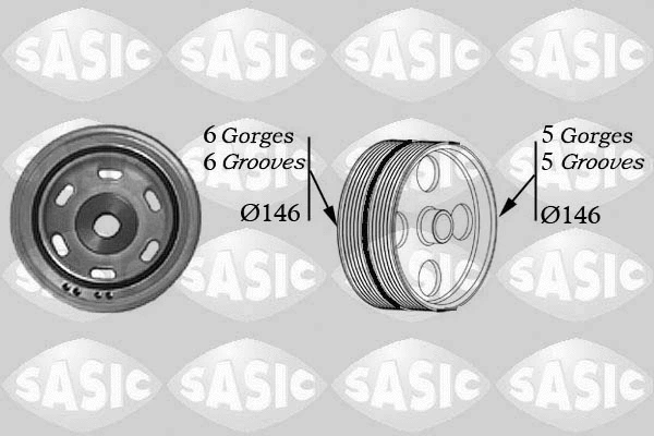 Belt Pulley, crankshaft (2150017)