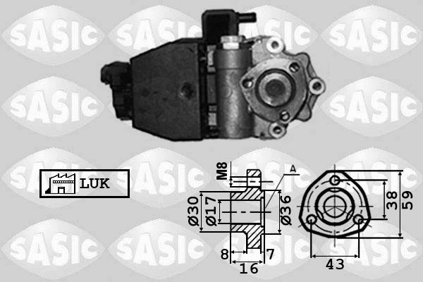 Hydraulic Pump, steering (7076032)