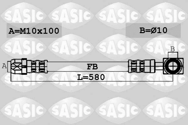 Brake Hose (6606021)