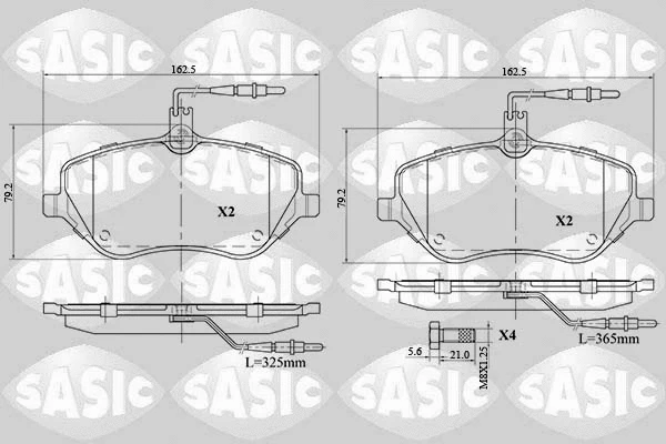 Brake Pad Set, disc brake (6210057)