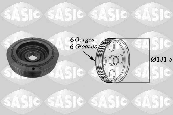 Belt Pulley, crankshaft (9001814)