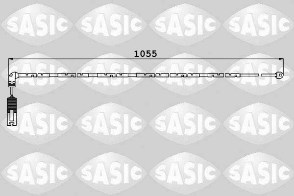 Warning Contact, brake pad wear (6236013)