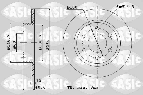 Brake Disc (6106003)
