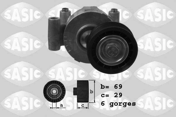 Belt Tensioner, V-ribbed belt (1626084)