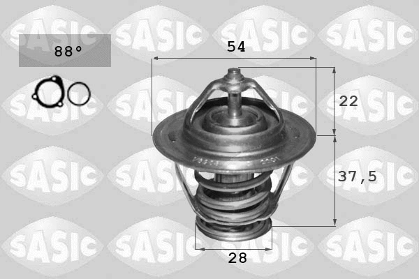 Thermostat, coolant (3306124)