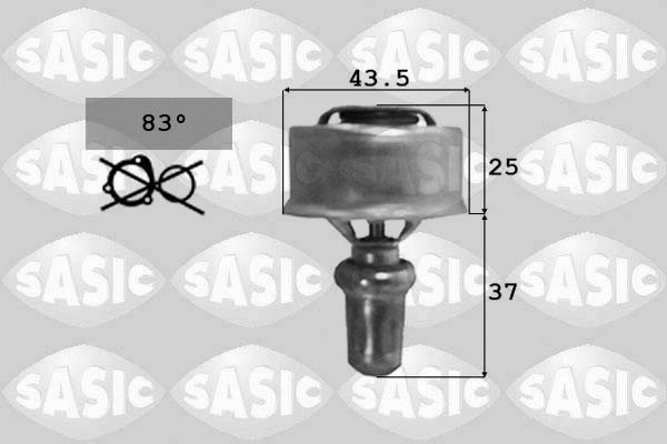 Thermostat, coolant (9000314)