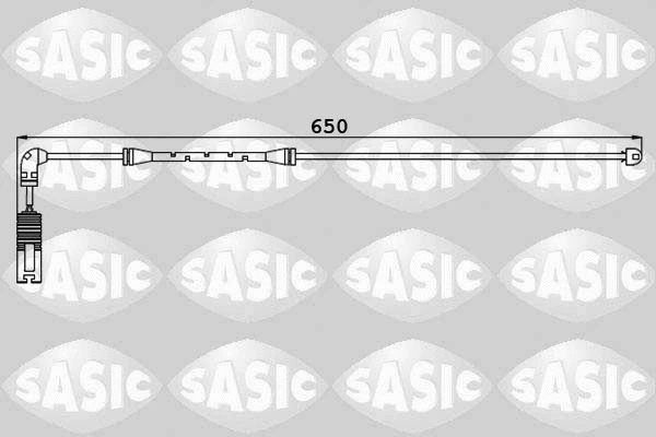 Warning Contact, brake pad wear (6236018)