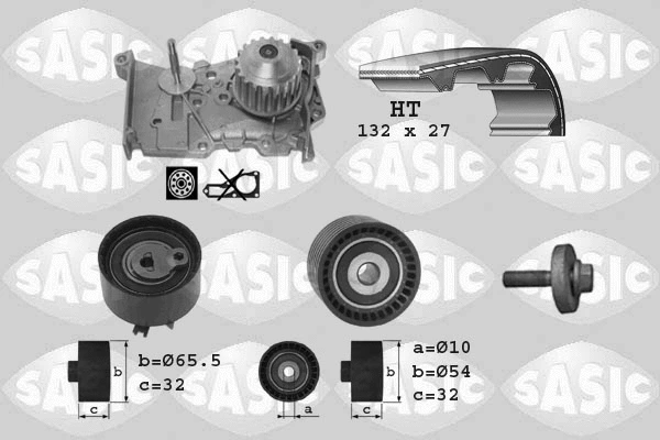 Water Pump & Timing Belt Kit (3904012)