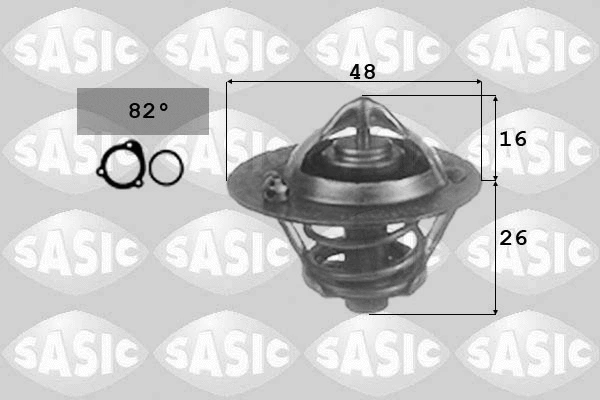 Thermostat, coolant (3306025)