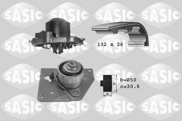 Water Pump & Timing Belt Kit (3904007)