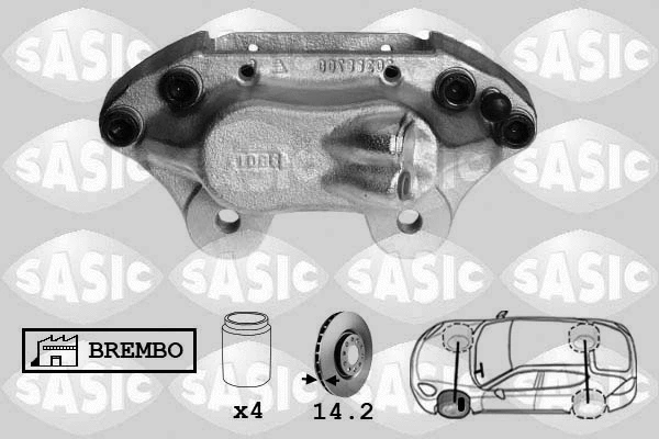 Brake Caliper (SCA6070)
