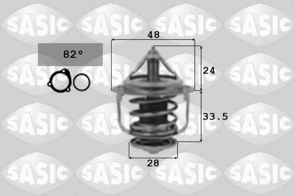 Thermostat, coolant (9000317)