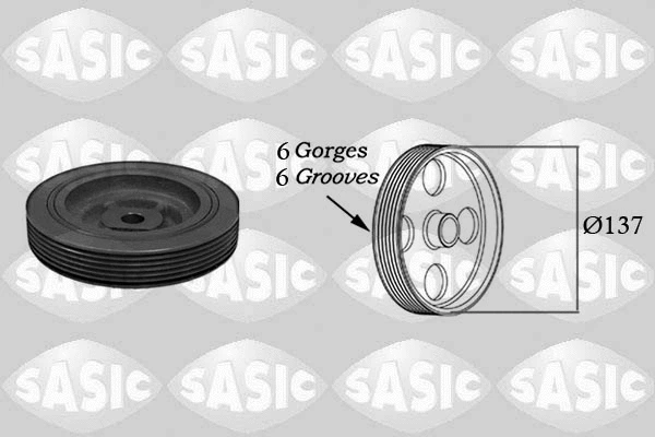 Belt Pulley, crankshaft (4000703)