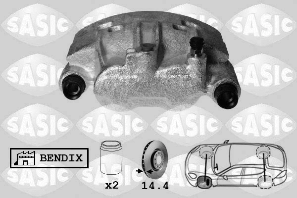Brake Caliper (SCA6060)