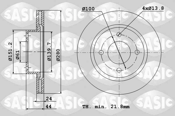 Brake Disc (6104050)